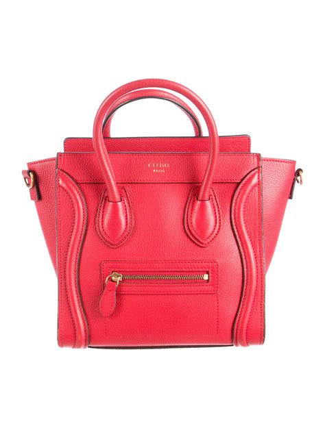 celine nano bag red|celine nano bag buy.